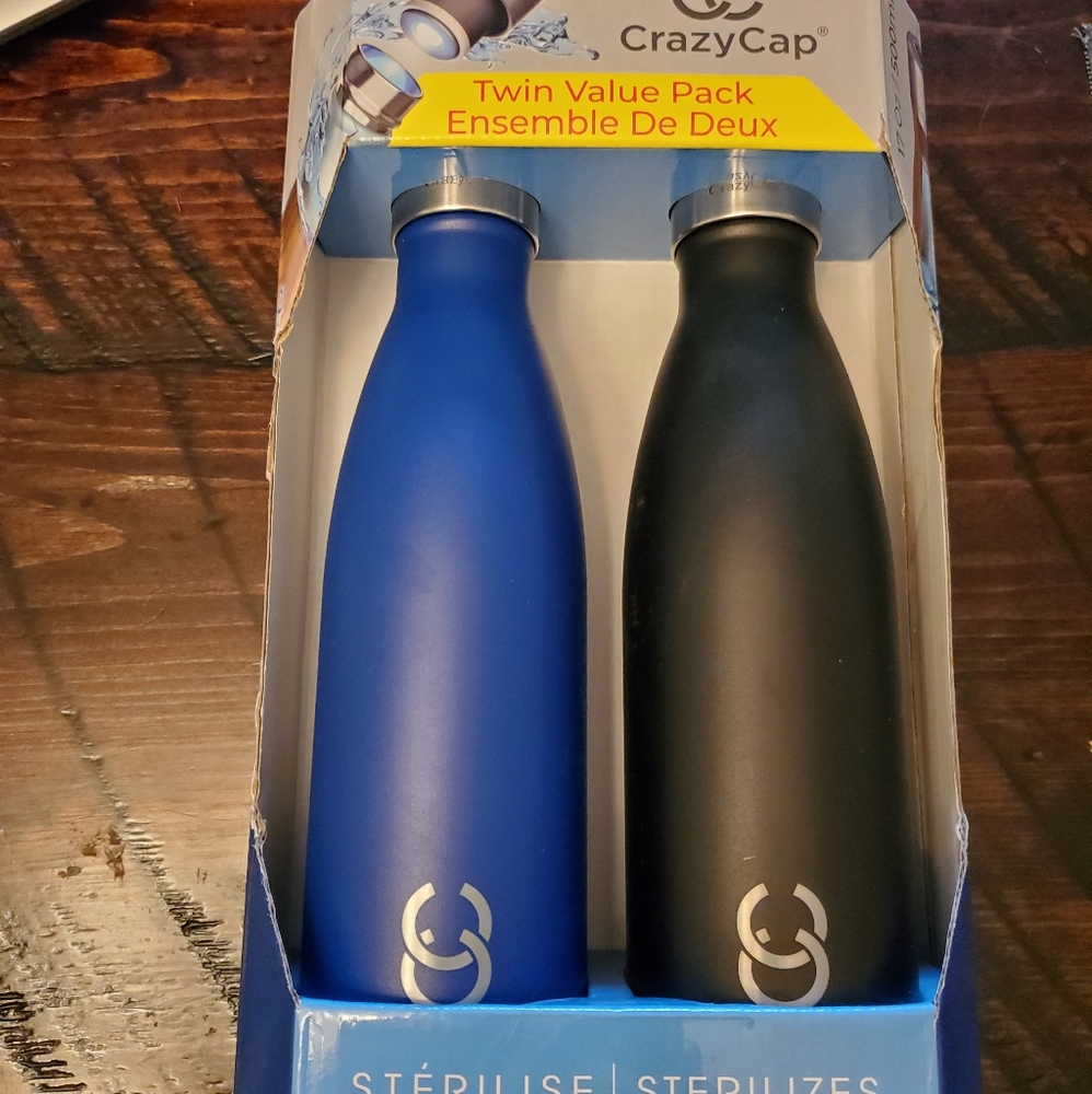 CrazyCap Water Bottle